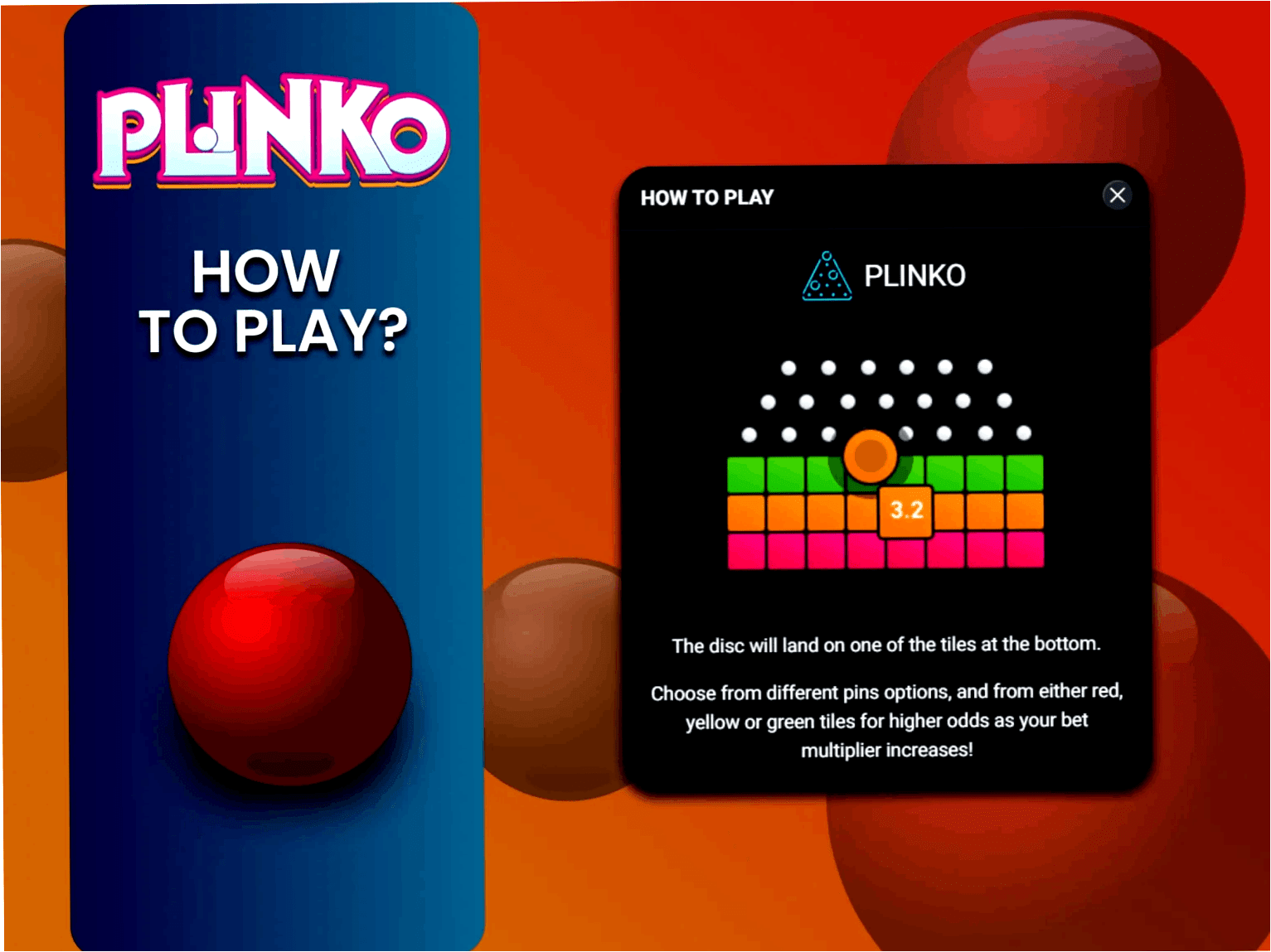 Testimonio del juego Plinko